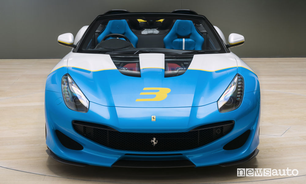 Ferrari SP3JC One Off, vista frontale
