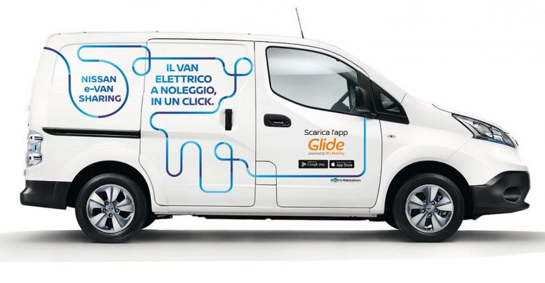 Noleggio furgoni elettrici Nissan e-NV200
