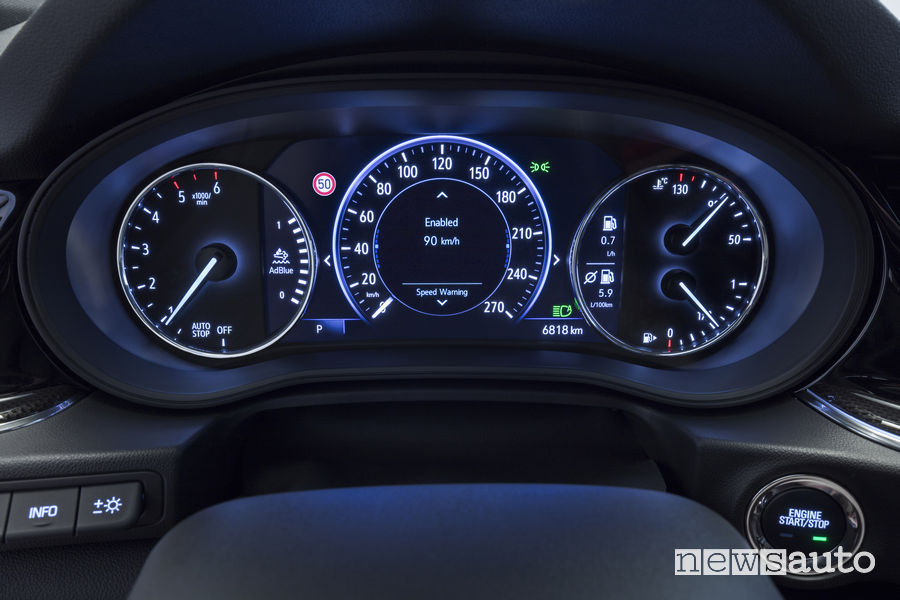 Opel Insignia quadro strumenti Multimedia Navi Pro