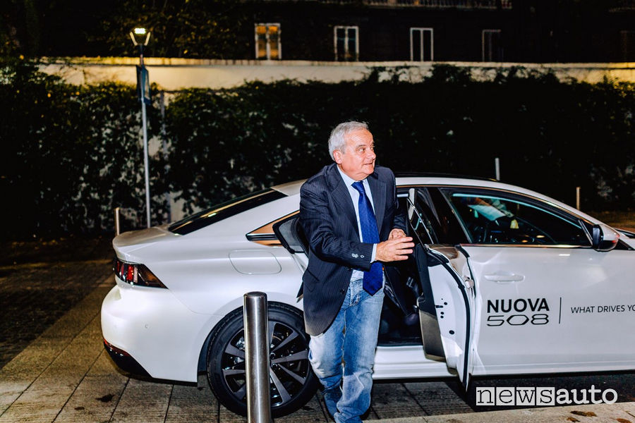 Peugeot 508 evento premio all'Eccellenza a Milano