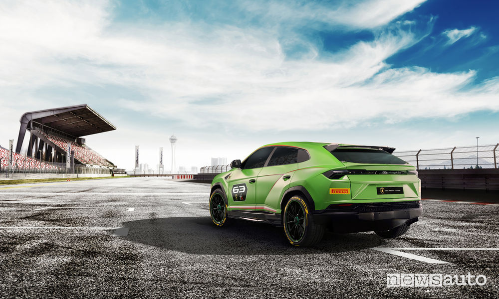 Lamborghini_Urus ST-X Concept, vista posteriore