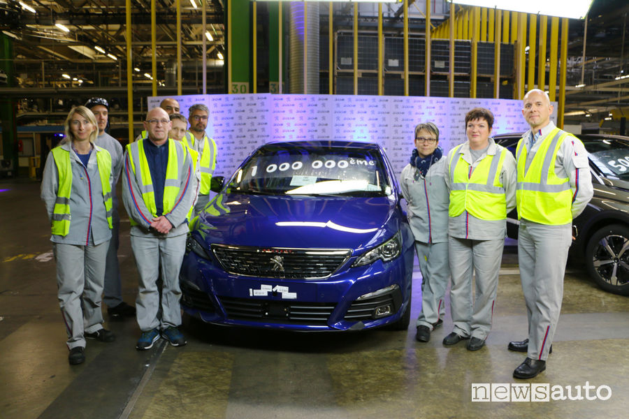Peugeot 308 Sochaux un milione