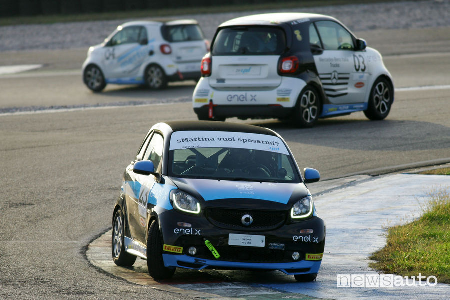 smart EQ fortwo e-cup a Franciacorta