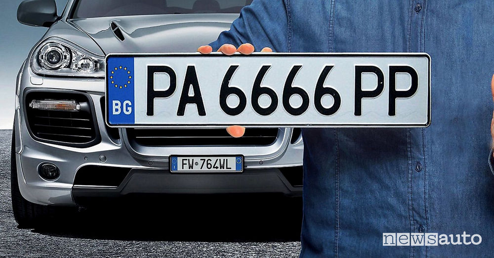 revisione targa estera