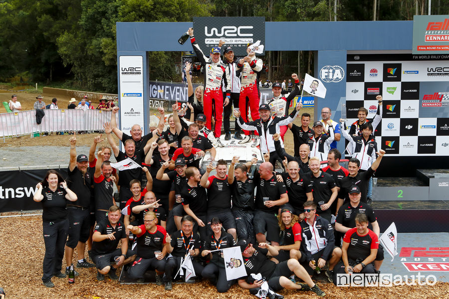 Toyota campione del Mondo Rally 2018