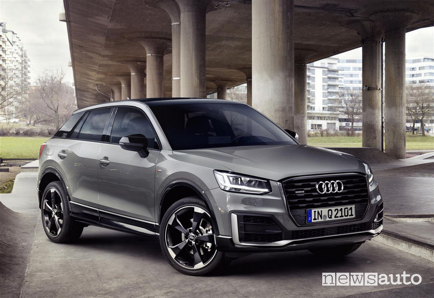 Audi Q2 2019, vista di profilo
