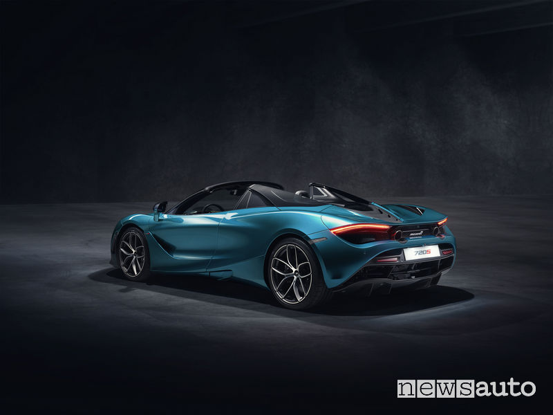 McLaren_720S Spider, vista posteriore