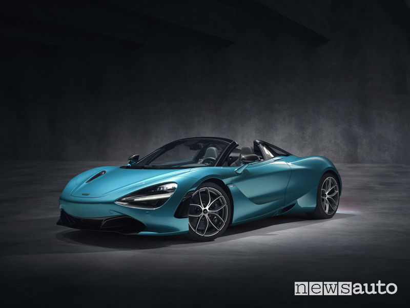 McLaren_720S Spider, vista di profilo