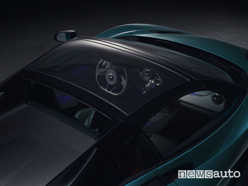 McLaren_720S Spider, vetro elettrocromatico