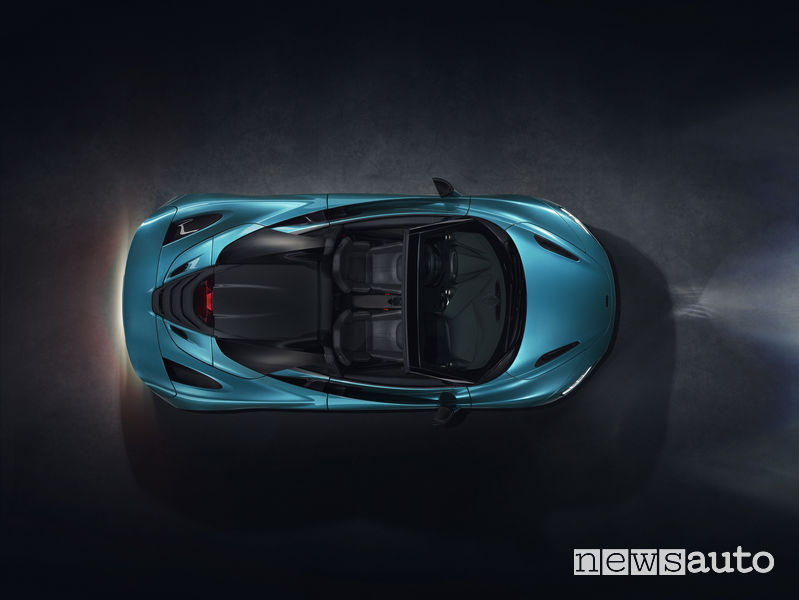 McLaren_720S Spider, vista dall'alto