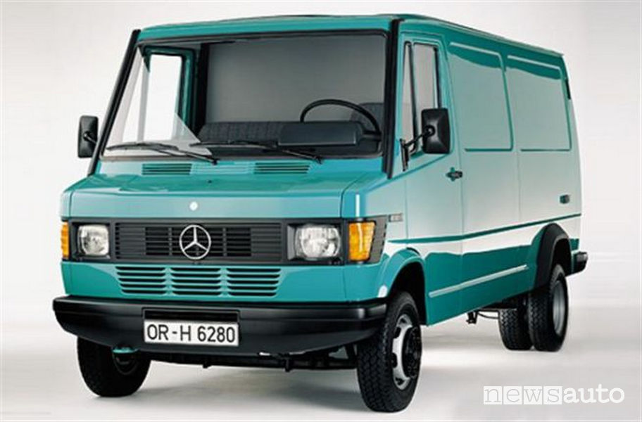 Batterie zinco-aria su un furgone Mercedes