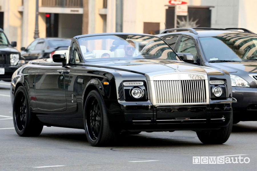 La Rolls Royce Phantom auto del calciatore David Beckham