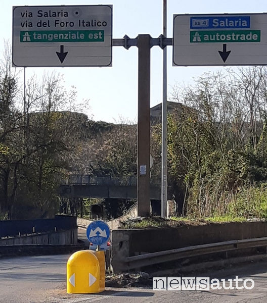 Attenuatore d'urto Armadillo Via Prati Fiscali