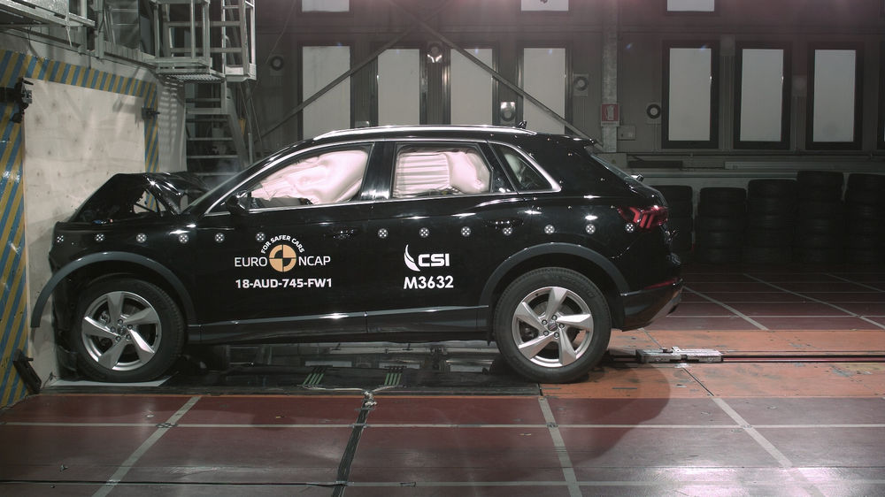 Audi Q3 crash-test Euro NCAP