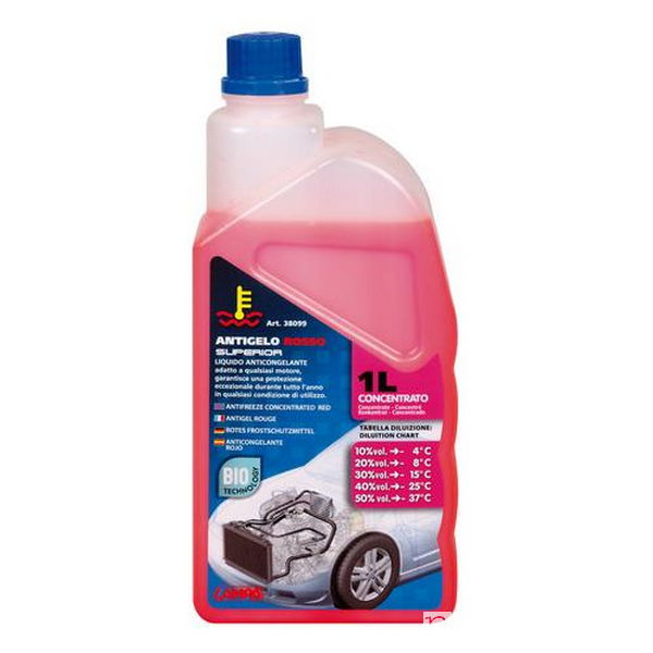 Liquido antigelo di colore rosso Lampa
