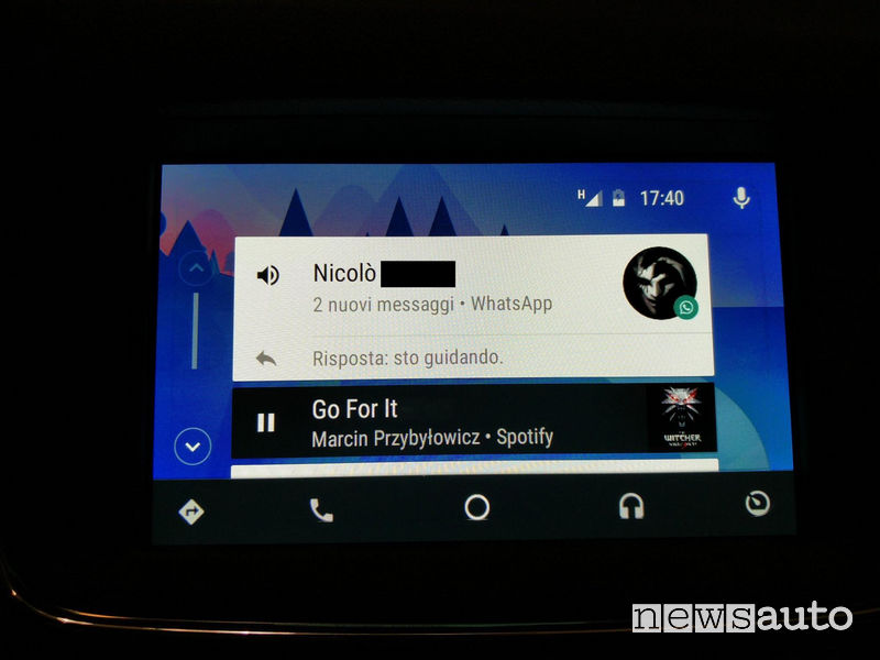 Messaggi su Android Auto