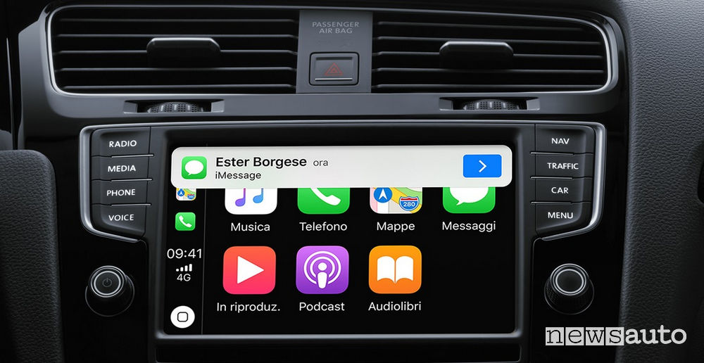 Messaggi su Apple CarPlay