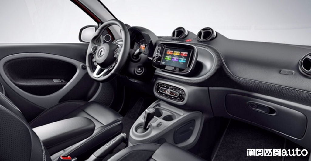 10 auto elettriche più vendute in Italia Smart ForFour interni