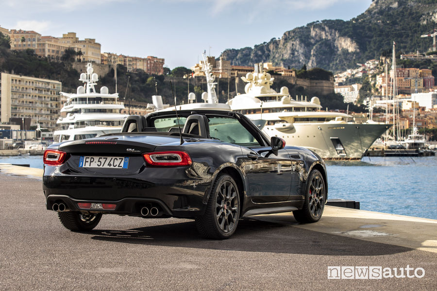 Abarth 124 Spider 2019 70esimo Anniversario, vista posteriore