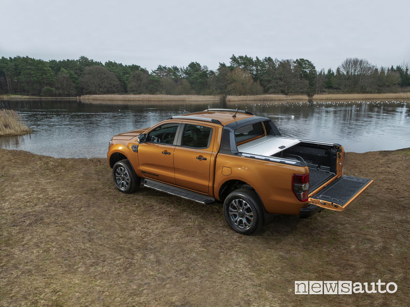 Ford Ranger Wildtrak 2019, vista posteriore