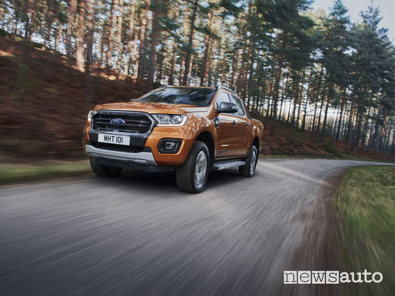 Ford Ranger Wildtrak 2019, vista di profilo