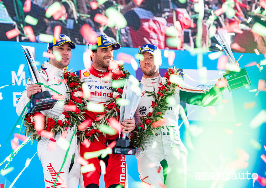 Formula E podio Marocco Marrakesh E-Prix 2019