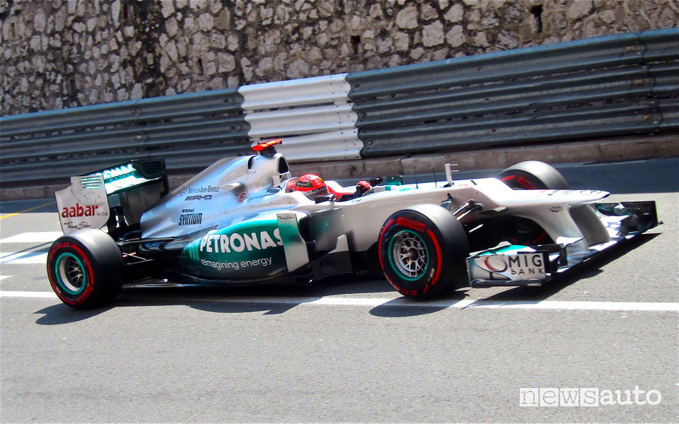 Michael Schumacher Mercedes F1 W03 2012