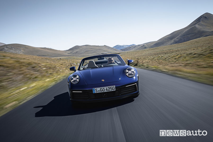 Porsche 911 Carrera S Cabriolet 2019, vista frontale