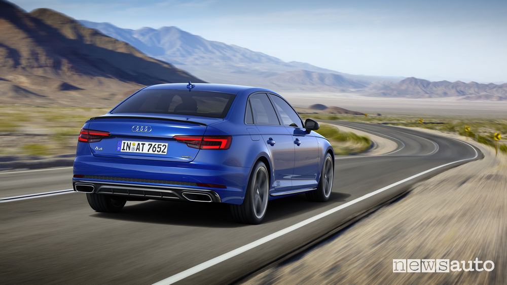 Audi A4 Sedan, vista posteriore