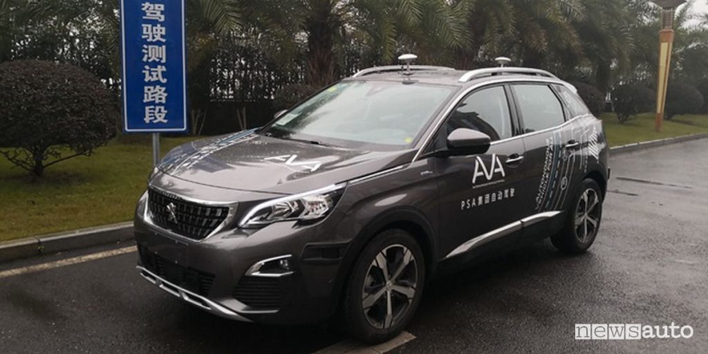Test guida autonoma, primato PSA in Cina