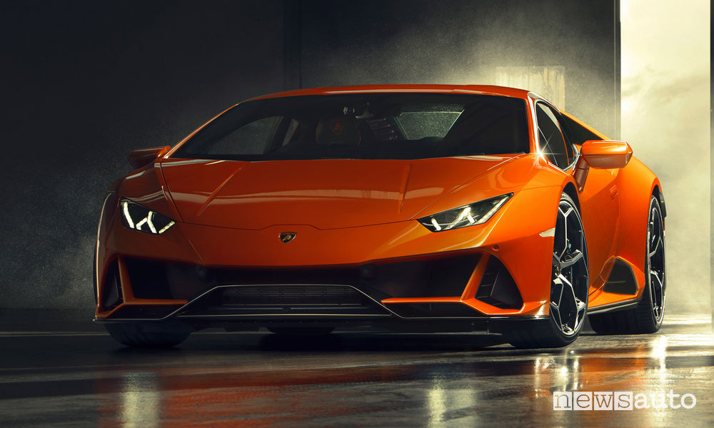Lamborghini Huracán EVO, vista frontale