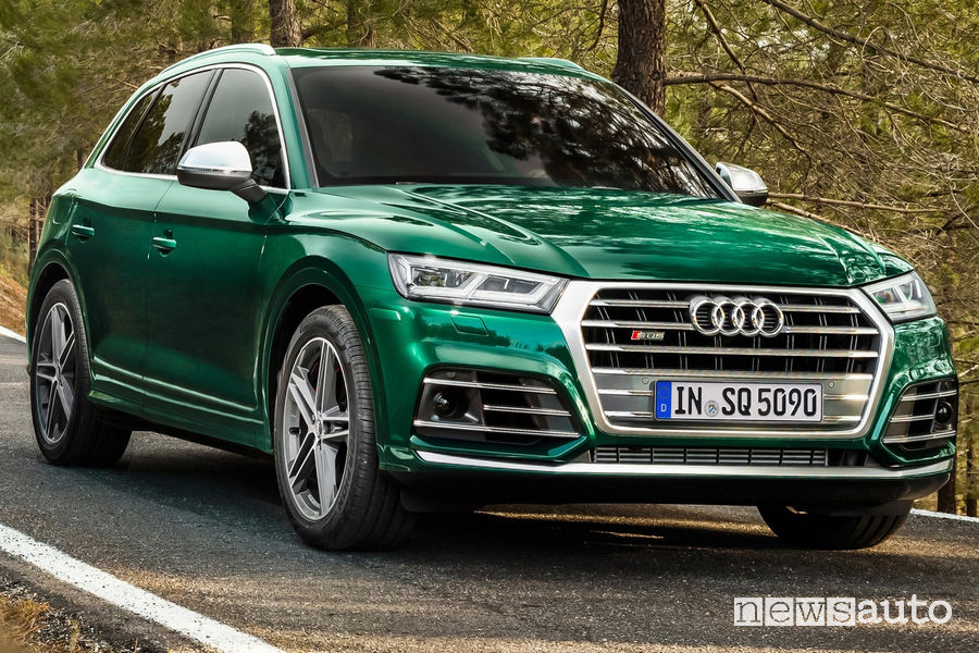Audi SQ5 TDI, vista frontale