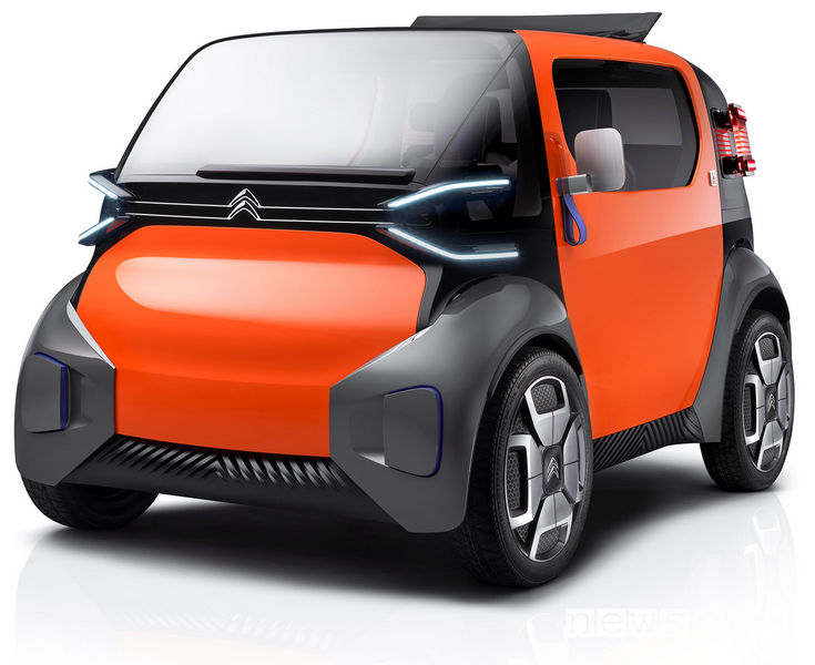 Citroen Ami One Concept, vista di profilo
