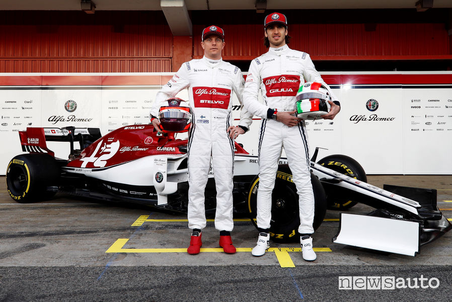 F1 2019 Alfa Romeo Racing, Raikkonen e Giovinazzi