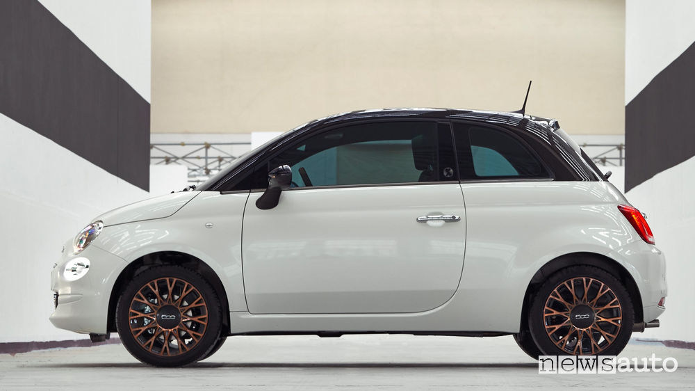 Fiat 500 120° anniversario, vista laterale