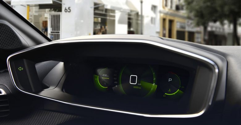 Nuova Peugeot 208, quadro strumenti 3D
