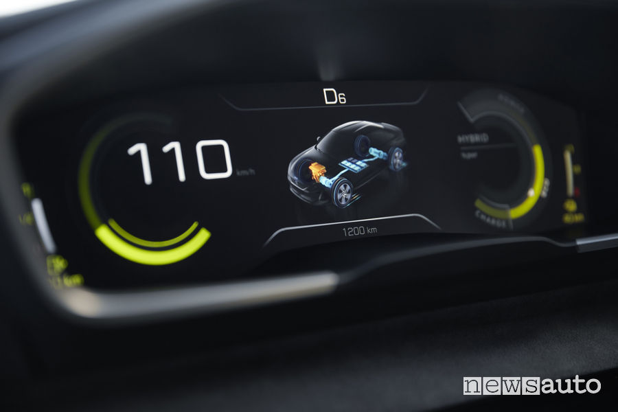 Peugeot 508 Sport Engineered, quadro strumenti