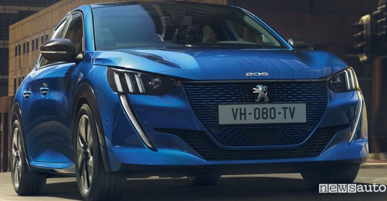 Nuova Peugeot 208 elettrica Ginevra 2019