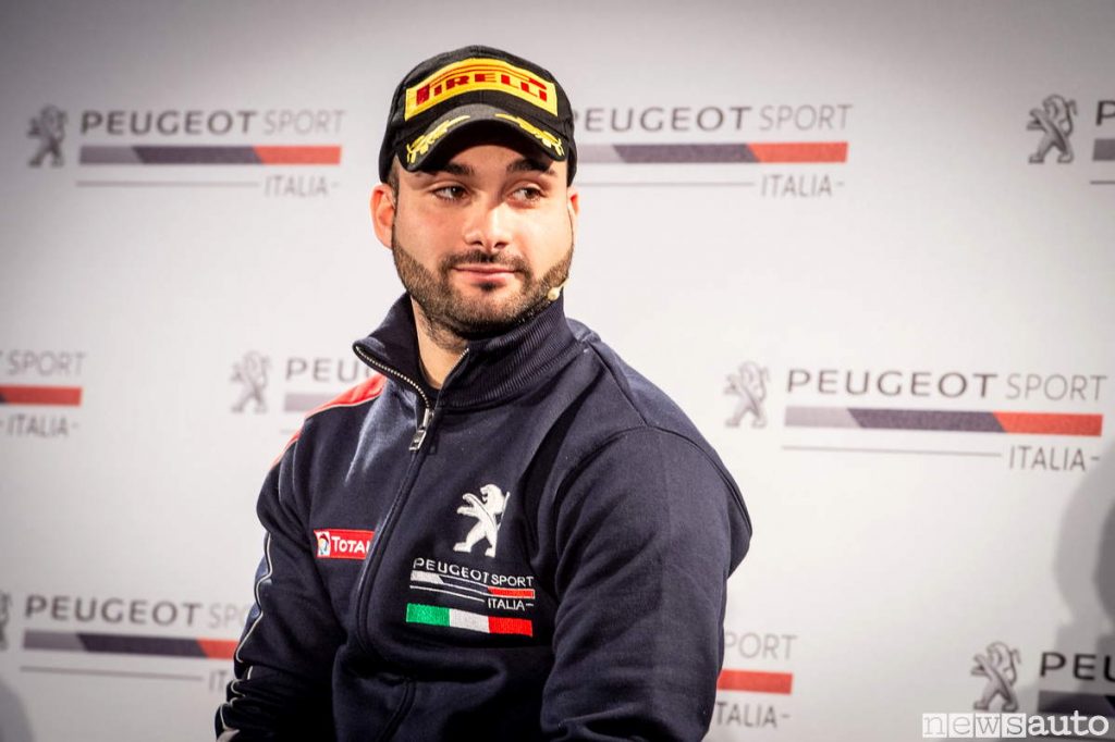 Tommaso Ciuffi pilota ufficiale Peugeot Sport Italia 2019 Cir Rally
