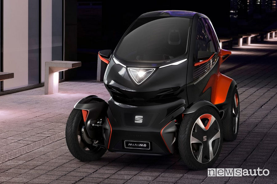 Seat Minimo concept car, vista frontale