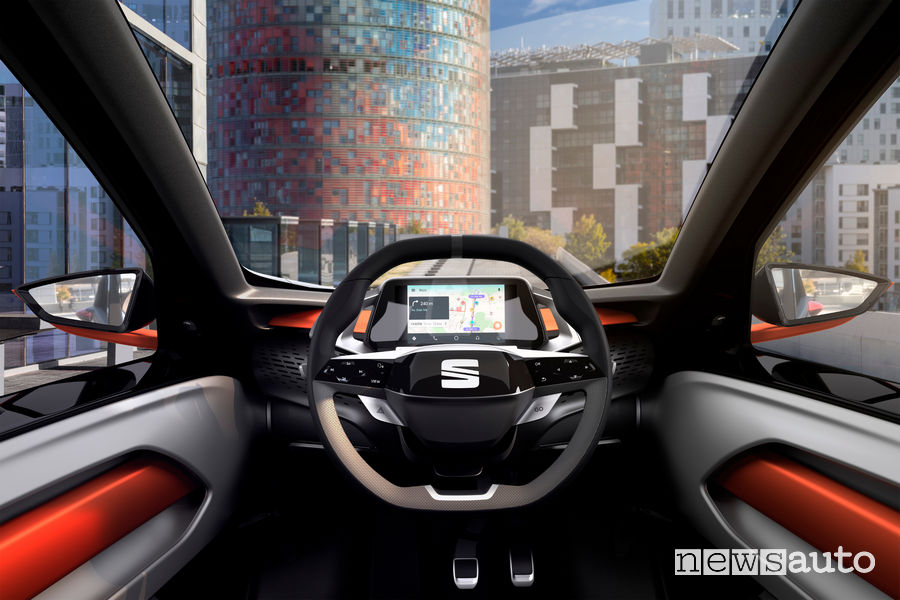 Seat Minimo concept car, abitacolo