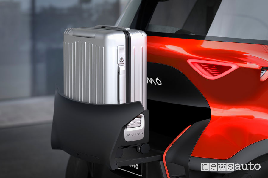 Seat Minimo concept car, porta pacchi posteriore