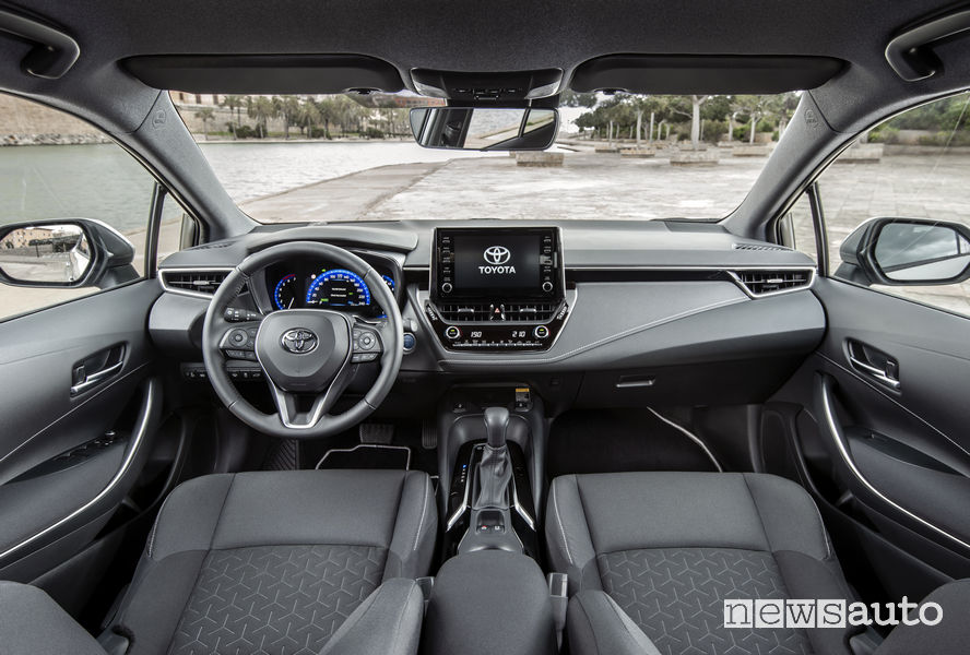 Toyota Corolla Touring Sport 2019, plancia strumenti