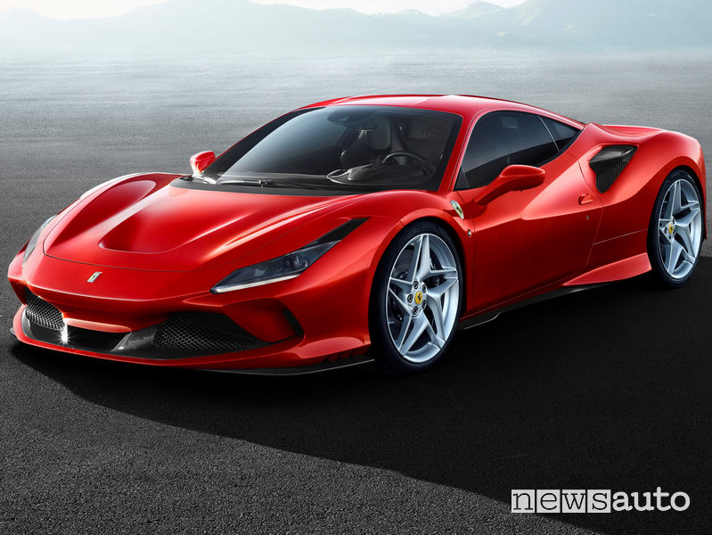 Ferrari F8 Tributo, vista di profilo