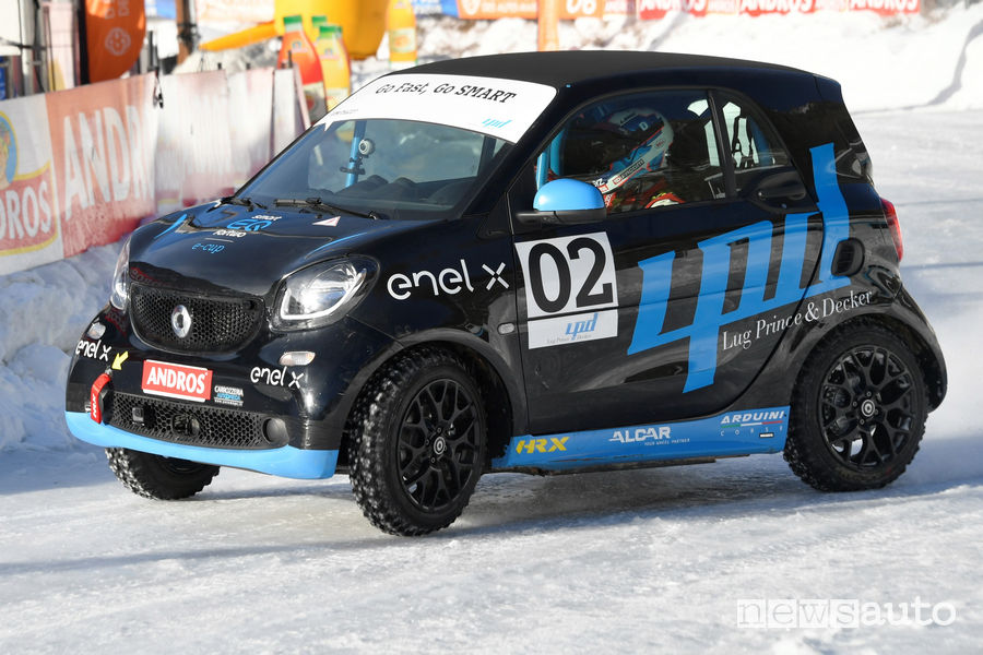 Guida su ghiaccio smart elettrica da corsa