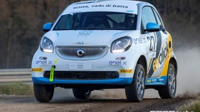 smart EQ fortwo e-cup nel rallycross