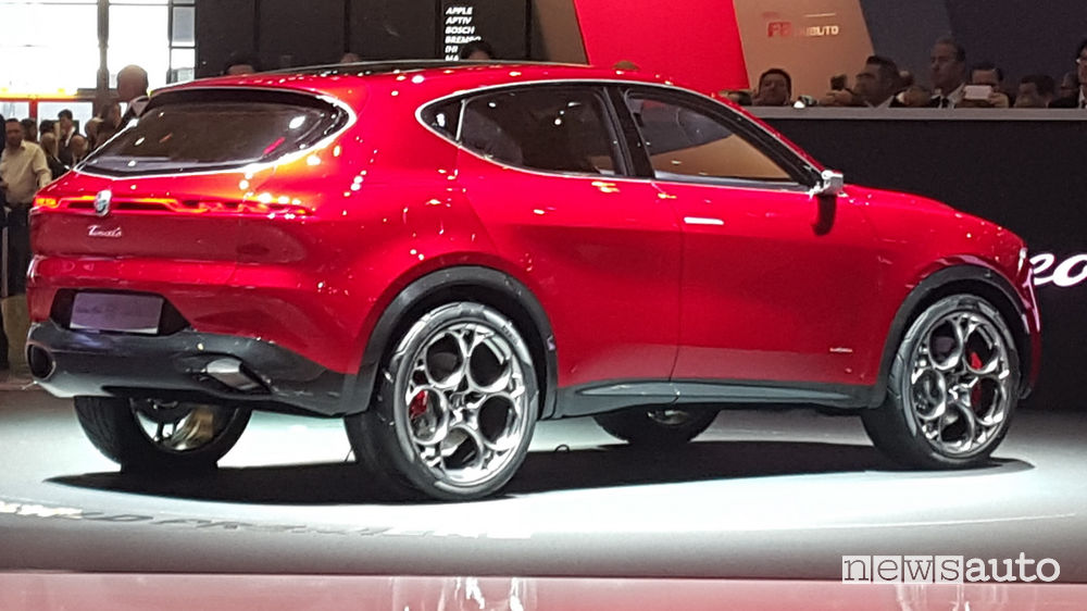 Alfa Romeo Tonale Ginevra 2019, vista posteriore