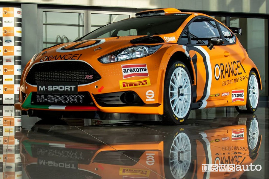 Ford Fiesta R5 M-Sport CIR 2019, vista di profilo