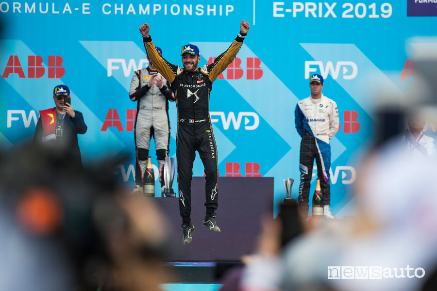 Formula E 2019 podio Sanya e-Prix