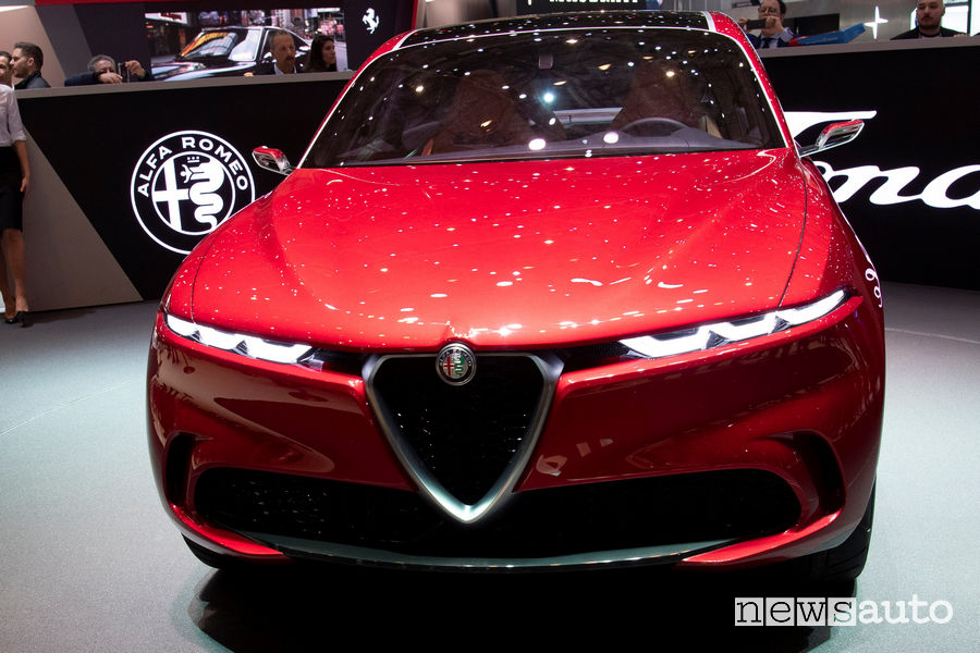 Alfa Romeo Tonale Ginevra 2019, frontale